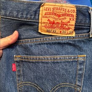 Levi's Classic Straight Blue Jeans XX W36 L33